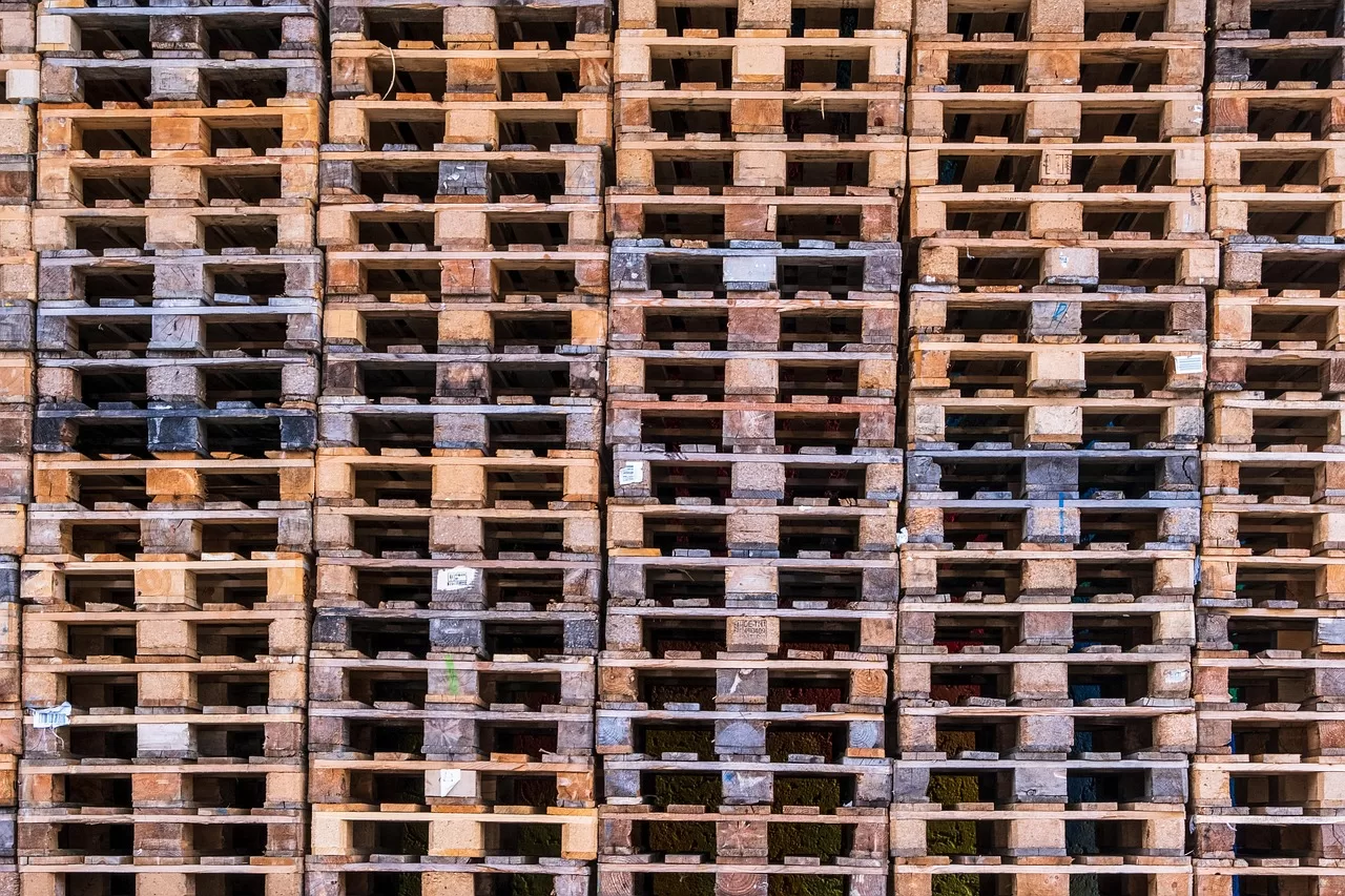 pallets, wood, stack, crowd, pallets, pallets, pallets, pallets, pallets